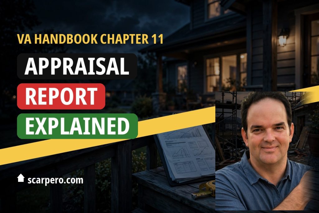 VA Handbook Chapter 11: Appraisal Report Explained in Plain English